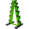 imageCAP Barbell AFrame Dumbbell Weight Rack  Color SeriesGreen