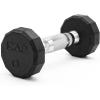 imageCAP Barbell Coated Hex Dumbbell Weight  Multiple Options12Sided  Chrome Handle