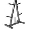imageCAP Barbell Weight Plate Rack for 1Inch Weight PlatesBlack  Space Saving Astyle 1 Plate Tree