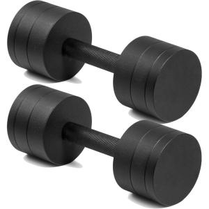 imageCAP Barbell 15 lb Adjustable Dumbbell  Compact Cast Iron Weight  Multiple OptionsPair