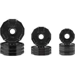 imageCAP Barbell 2Inch Olympic Cast Iron Plate Weight Set  75285 lbs  Multiple OptionsPRO