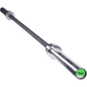 imageCAP Barbell 7Foot Olympic Barbell Pro Series  Olympic ampamp Power Bar OptionsBlackChrome  No Knurled Center New Packaging