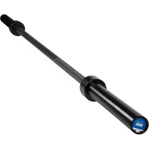 imageCAP Barbell 7Foot Olympic Barbell Pro Series  Olympic ampamp Power Bar OptionsTHE BOSS  Black  No Center Knurl