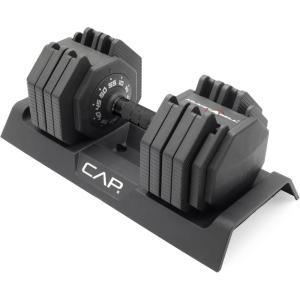 imageCAP Barbell ADJUSTABELL Adjustable 55 lb Hex Dumbbell Weights  Singles ampamp Pairs  Multiple Handle OptionsSingle