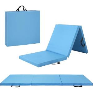 imageCAP Barbell All Purpose Folding Anti Tear Exercise Training Aerobic Fitness Gym ampamp Gymnastics Balance Mat  Multiple colorsBlue