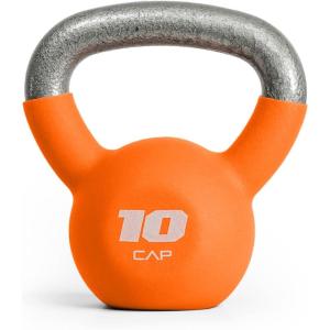 imageCAP Barbell Cast Iron Kettlebell  Coated Options Singles and Sets Multiple Weight Choices10 lb