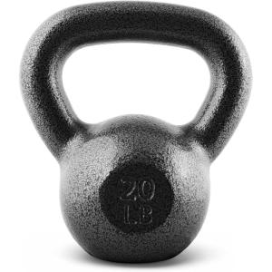 imageCAP Barbell Cast Iron Kettlebell  Coated Options Singles and Sets Multiple Weight Choices20 LB Single