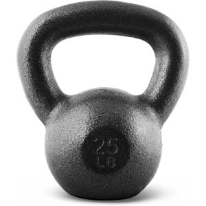 imageCAP Barbell Cast Iron Kettlebell  Coated Options Singles and Sets Multiple Weight Choices25 lb