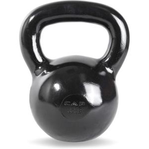 imageCAP Barbell Cast Iron Kettlebell  Coated Options Singles and Sets Multiple Weight Choices344 Pounds