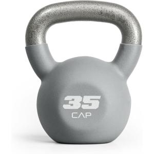 imageCAP Barbell Cast Iron Kettlebell  Coated Options Singles and Sets Multiple Weight Choices35 lb