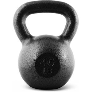 imageCAP Barbell Cast Iron Kettlebell  Coated Options Singles and Sets Multiple Weight Choices40 lb