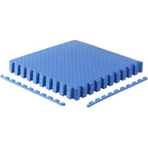 imageCAP Barbell Exercise Puzzle Mats Packs Tiles 24quotx24quot  Multiple OptionsDiamond  Blue