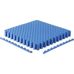 imageCAP Barbell Exercise Puzzle Mats Packs Tiles 24quotx24quot  Multiple OptionsTatami  Blue
