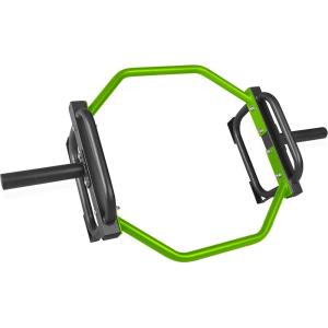 imageCAP Barbell Olympic Trap Bar and Shrug Bar for DeadliftsGreen
