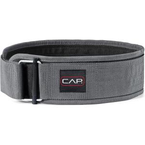 imageCAP Barbell Premium Nylon Weightlifting Belt  Multiple OptionsGray
