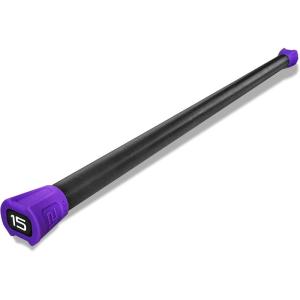 imageCAP Barbell Weighted Workout Bar  520 lb  Multiple Options15 LB  Purple
