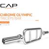 imageCAP Barbell 2quot Solid Olympic Triceps Bar No Collars Chrome