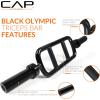 imageCAP Barbell 34quot Olympic Triceps Bar Black OBIS34SB