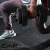 imageCAP Barbell 40Pound Adjustable Cement Dumbbell Set  Versatile Vinyl Coated Weights for Home Gym Excellence