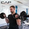 imageCAP Barbell 48Inch Super Curl Olympic Barbell for 2Inch Weight Plates  Multiple OptionsBlack