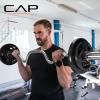 imageCAP Barbell 48Inch Super Curl Olympic Barbell for 2Inch Weight Plates  Multiple OptionsChrome