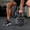 imageCAP Barbell 66 lb MultiUse Adjustable Weight Set  Versatile Dumbbell Barbell ampamp Kettlebell for FullBody Workouts  Gray