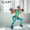 imageCAP Barbell 66 lb MultiUse Adjustable Weight Set  Versatile Dumbbell Barbell ampamp Kettlebell for FullBody Workouts  Gray