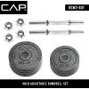 imageCAP Barbell Adjustable Dumbbell Weight Set  Multiple OptionsBlack  40 LB  Pair