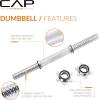 imageCAP Barbell Adjustable Dumbbell Weight Set  Multiple OptionsBlack  40 LB wCase  Pair