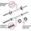 imageCAP Barbell Adjustable Dumbbell Weight Set  Multiple OptionsBlack 40 LB  Pair