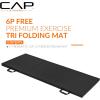 imageCAP Barbell All Purpose Folding Anti Tear Exercise Training Aerobic Fitness Gym ampamp Gymnastics Balance Mat  Multiple optionsBlack