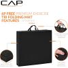 imageCAP Barbell All Purpose Folding Anti Tear Exercise Training Aerobic Fitness Gym ampamp Gymnastics Balance Mat  Multiple optionsBlack