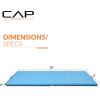 imageCAP Barbell All Purpose Folding Anti Tear Exercise Training Aerobic Fitness Gym ampamp Gymnastics Balance Mat  Multiple optionsBlue