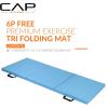 imageCAP Barbell All Purpose Folding Anti Tear Exercise Training Aerobic Fitness Gym ampamp Gymnastics Balance Mat  Multiple optionsBlue