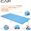 imageCAP Barbell All Purpose Folding Anti Tear Exercise Training Aerobic Fitness Gym ampamp Gymnastics Balance Mat  Multiple optionsBlue