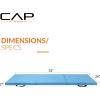 imageCAP Barbell All Purpose Folding Anti Tear Exercise Training Aerobic Fitness Gym ampamp Gymnastics Balance Mat  Multiple optionsBlue