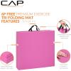 imageCAP Barbell All Purpose Folding Anti Tear Exercise Training Aerobic Fitness Gym ampamp Gymnastics Balance Mat  Multiple optionsPink