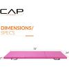 imageCAP Barbell All Purpose Folding Anti Tear Exercise Training Aerobic Fitness Gym ampamp Gymnastics Balance Mat  Multiple optionsPink