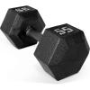 imageCAP Barbell Cast Iron Hex Dumbbell  Multiple OptionsBlack  Single