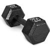 imageCAP Barbell Cast Iron Hex Dumbbell  Multiple OptionsBlack  Single