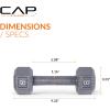 imageCAP Barbell Cast Iron Hex Dumbbell  Multiple OptionsGray  Pair