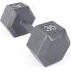 imageCAP Barbell Cast Iron Hex Dumbbell  Multiple OptionsGray  Single