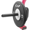 imageCAP Barbell Deluxe Open Trap Bar  Hex ampamp Shrug Bar for Olympic ampamp Standard PlatesRed
