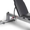 imageCAP Barbell Deluxe Utility Weight Bench Color SeriesSilver  Round Backpad