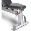 imageCAP Barbell Deluxe Utility Weight Bench Color SeriesSilver  Round Backpad