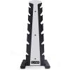 imageCAP Barbell Dumbbell storage Rack  Various OptionsSilver