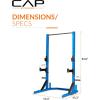 imageCAP Barbell FM8000F Deluxe Power Rack Color SeriesBlue