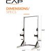 imageCAP Barbell FM8000F Deluxe Power Rack Color SeriesGray