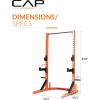 imageCAP Barbell FM8000F Deluxe Power Rack Color SeriesOrange
