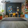 imageCAP Barbell Interlocking EVA Foam Carpet Puzzle Mat Floor Tiles  24quot x 24quot x 12quot  Multiple Color OptionsCarpet Top  Black